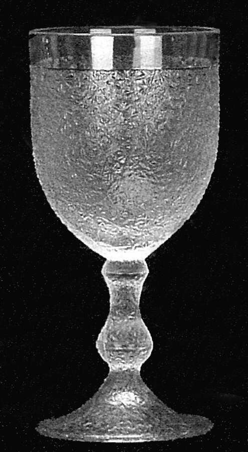 Tree of Life Water Goblet by Hobbs Brockunier-1