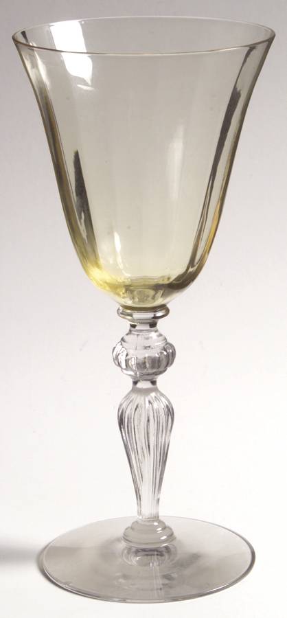 X101 Topaz Water Goblet by Huntington Glass-1