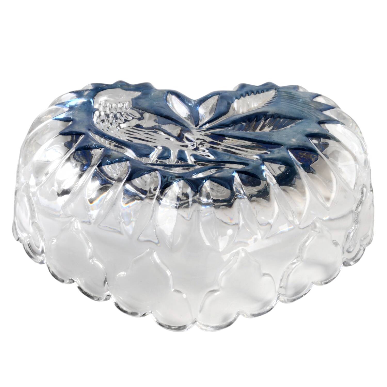 Byrdes Collection Blue Lid for Small Heart Box by Hofbauer-1