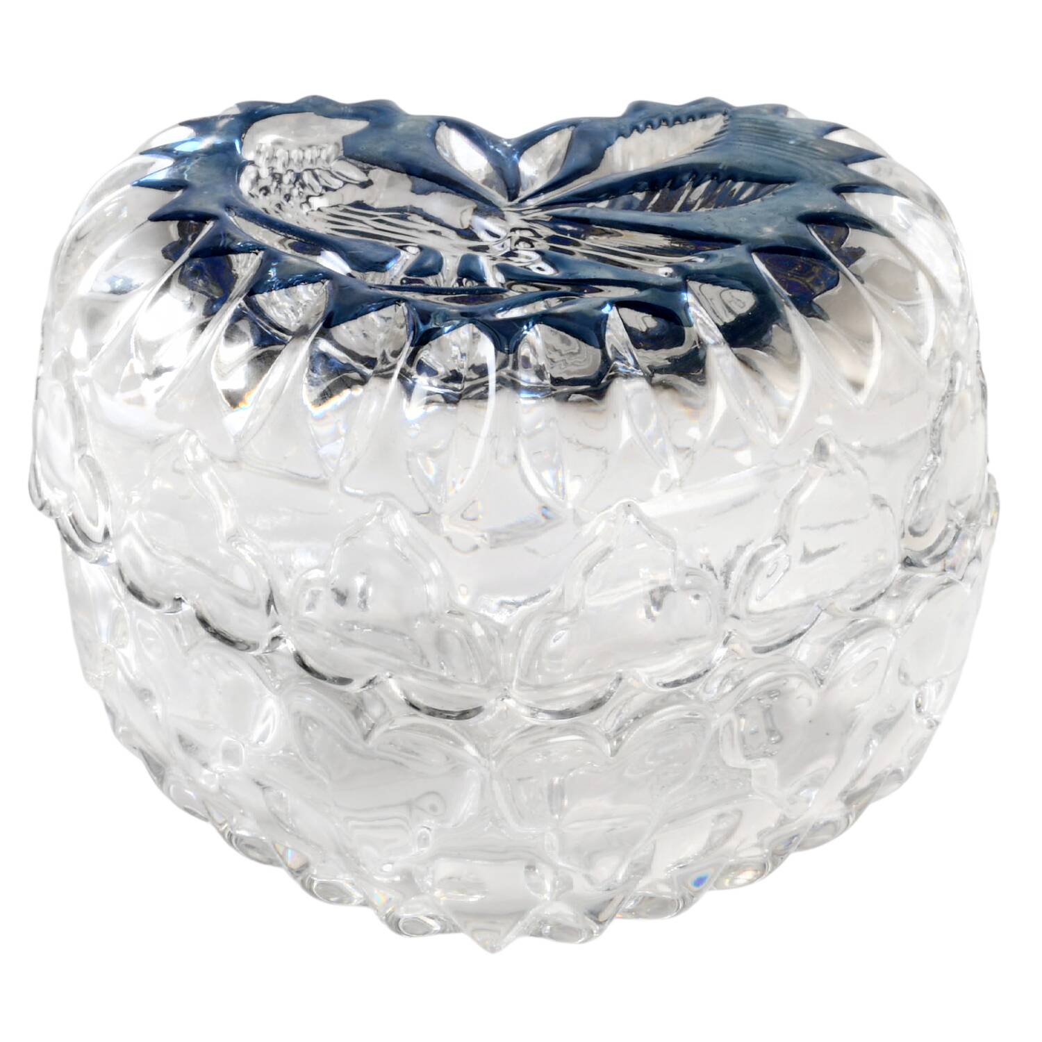 Byrdes Collection Blue Small Heart Box & Lid by Hofbauer-1