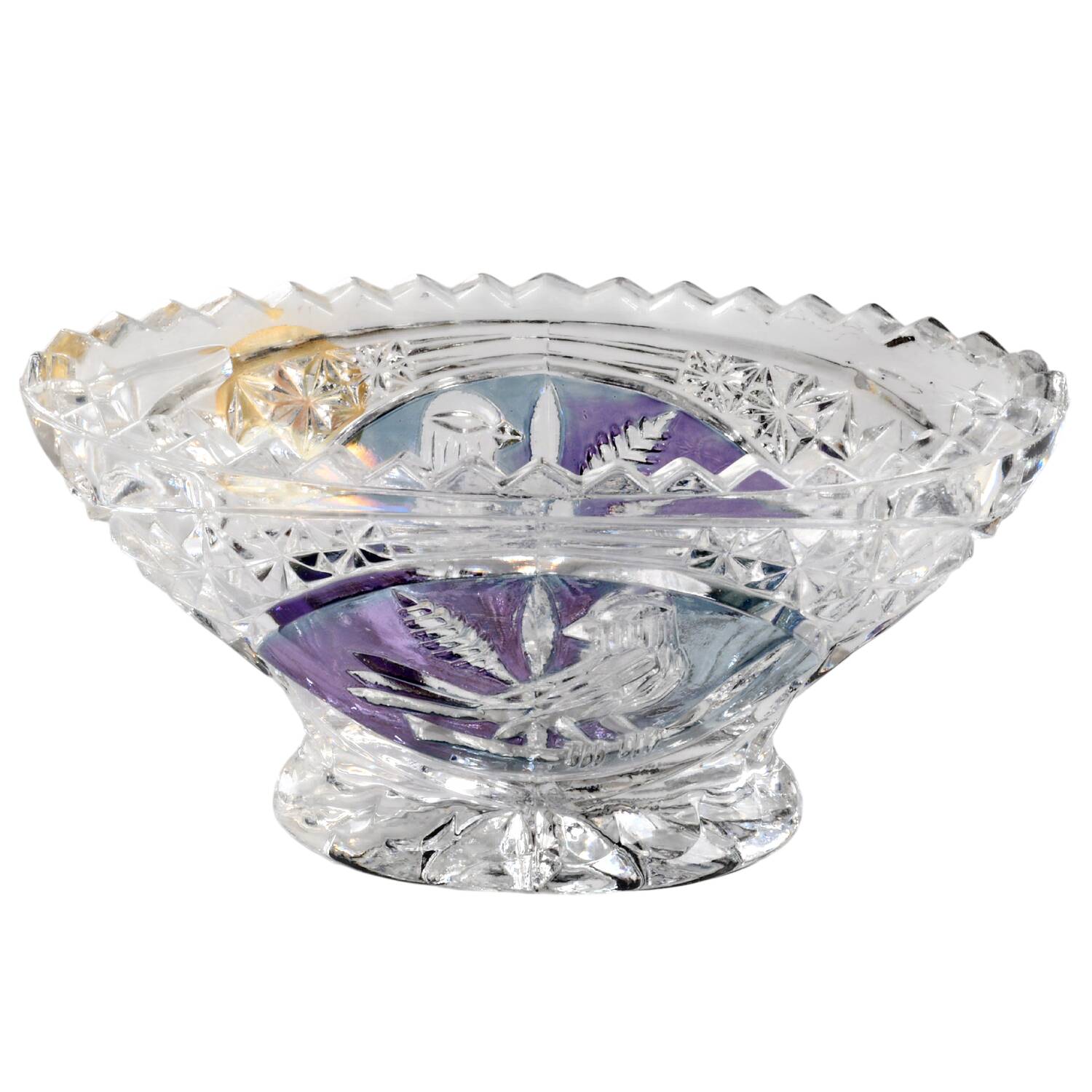 Byrdes Collection Blue 4" Oval Bowl by Hofbauer-1