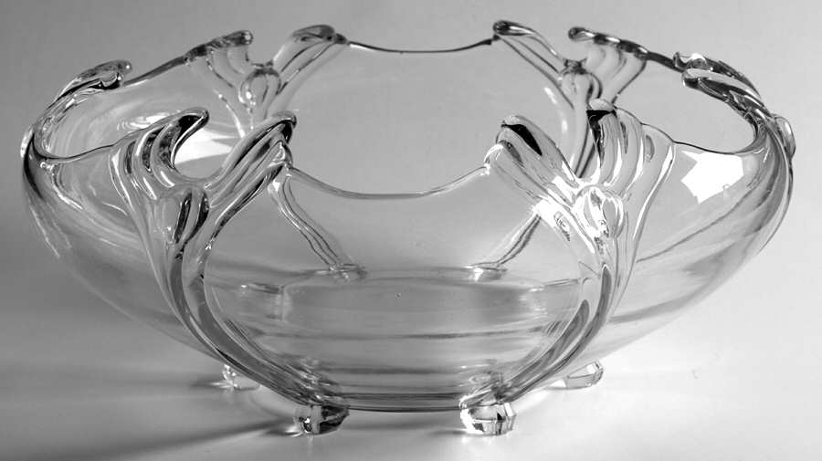 Arch Clear (Line 1440) Cupped Bowl by Heisey-1