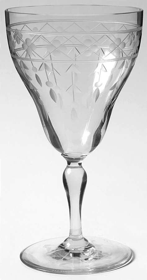 2201-9 Low Water Goblet by Hawkes-1