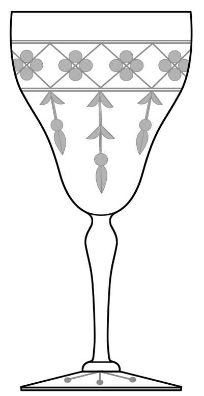 2201-9 Water Goblet by Hawkes-1