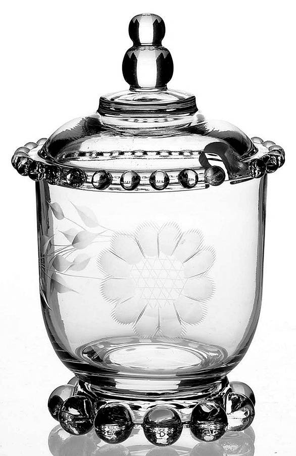 Cornflower (Candlewick) Marmalade & Lid by W J Hughes-1