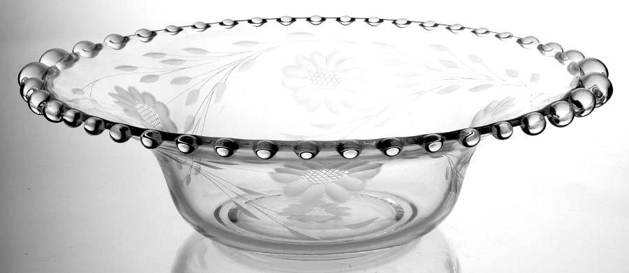 Cornflower (Candlewick) 10" Salad Bowl by W J Hughes-1