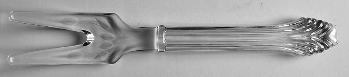 Cornflower (Candlewick) Salad Serving Fork by W J Hughes-1