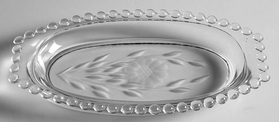 Cornflower (Candlewick) Pickle Dish by W J Hughes-1