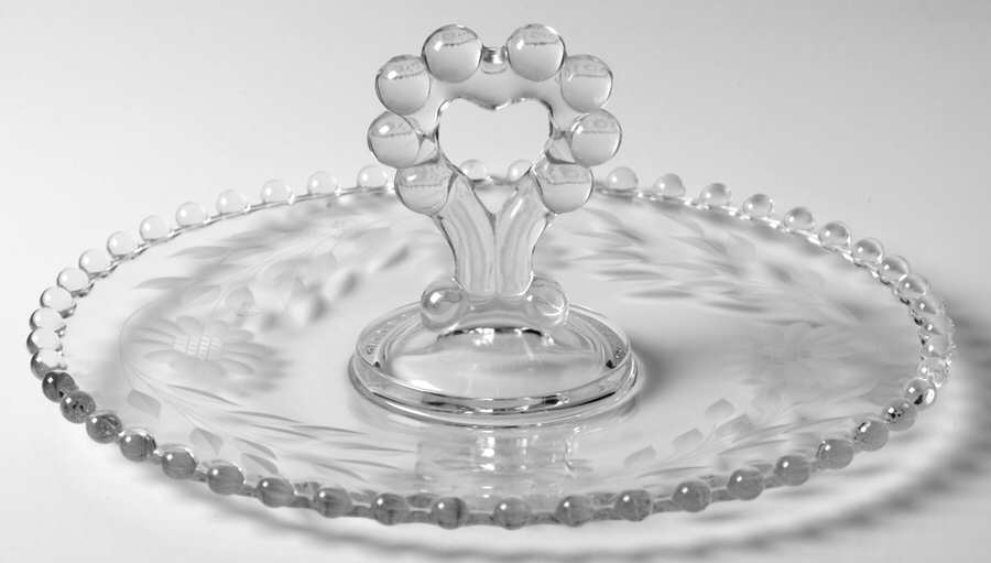 Cornflower (Candlewick) Round Mint Tray by W J Hughes-1