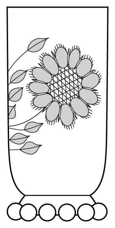 Cornflower (Candlewick) Water Goblet by W J Hughes-1