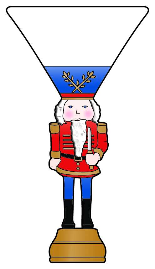 Nutcracker Martini Glass by Home Essentials-1