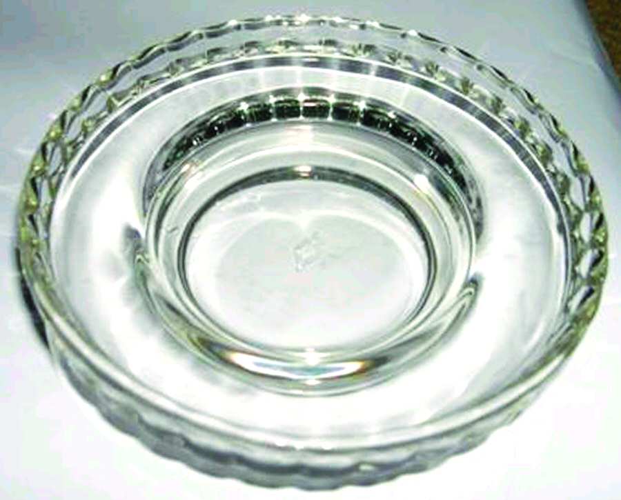 Fluted Border Clear Seafood Cocktail No Liner by Heisey-1