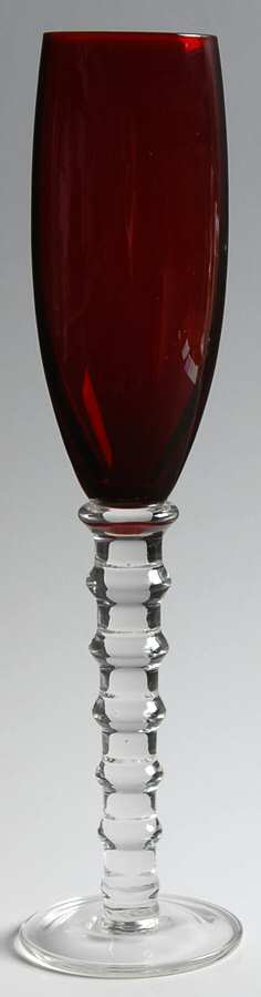 Imperial Ruby Fluted Champagne by Home Essentials-1