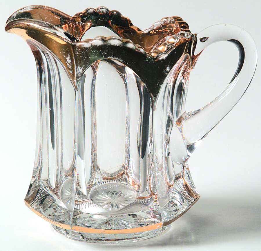 Colonial Clear (Stem 300, Gold Trim) Creamer by Heisey-1
