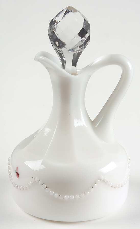 Beaded Swag Dec #2 Cruet & Stopper by Heisey-1