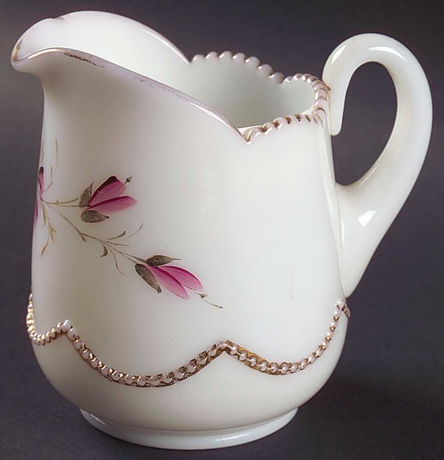 Beaded Swag Dec #2 Creamer by Heisey-1
