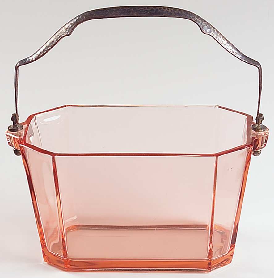 Yeoman Pink Flamingo (Stem 1184, No Optic) Ice Tub by Heisey-1