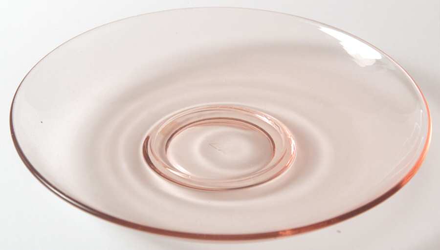 Yeoman Pink Flamingo (Stem 1184, No Optic) Saucer Only by Heisey-1