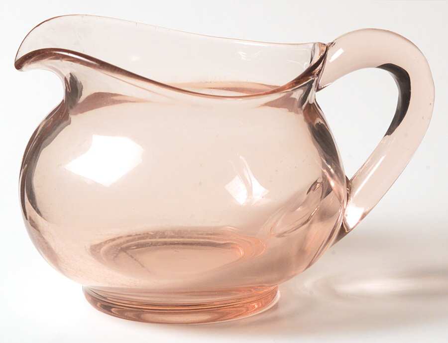 Yeoman Pink Flamingo (Stem 1184, No Optic) Creamer by Heisey-1
