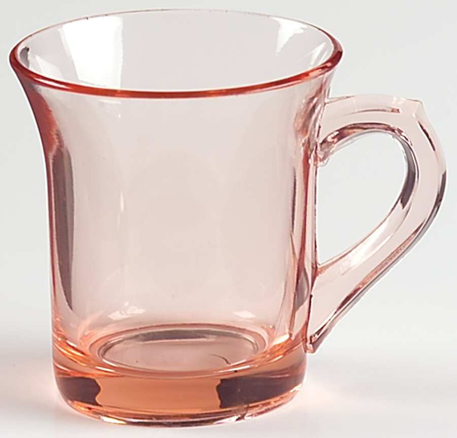 Yeoman Pink Flamingo (Stem 1184, No Optic) Demitasse Cup by Heisey-1