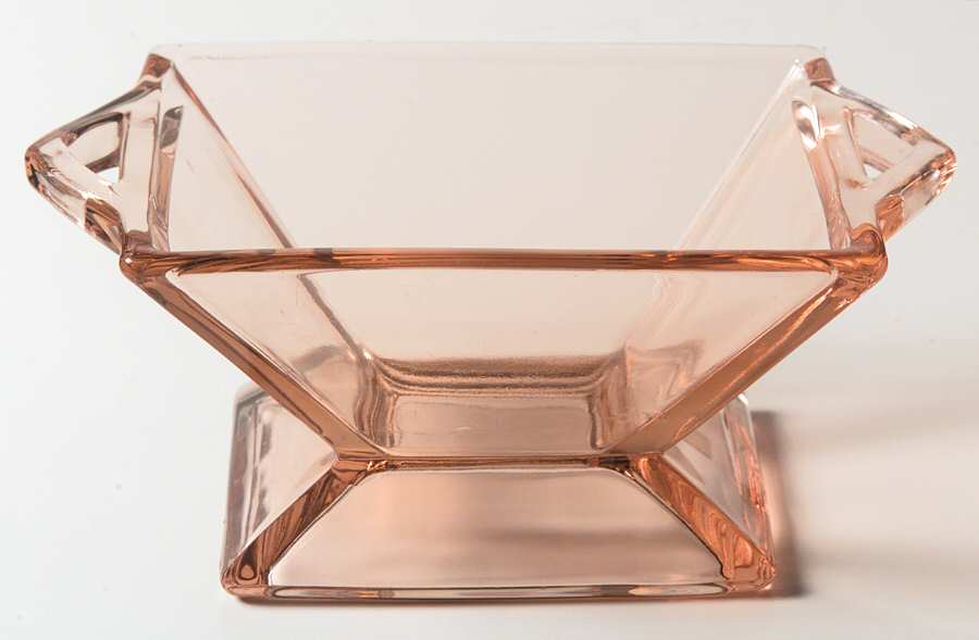 Quator Pink (Flamingo) Open Sugar by Heisey-1