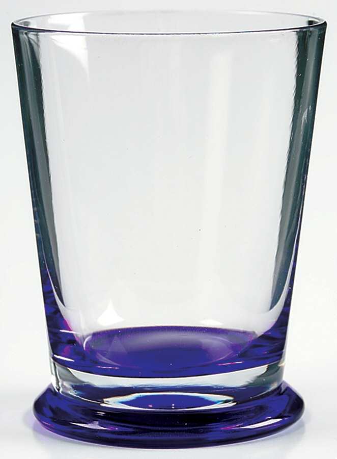 Navy 6 Oz Flat Tumbler by Heisey-1