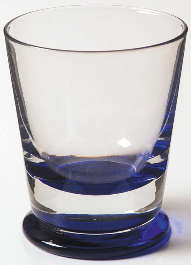 Navy 5 Oz Flat Tumbler by Heisey-1