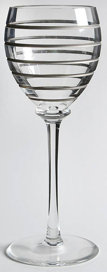 Fanfare Platinum Water Goblet by Hermes-1
