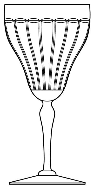 2201-8 Water Goblet by Hawkes-1
