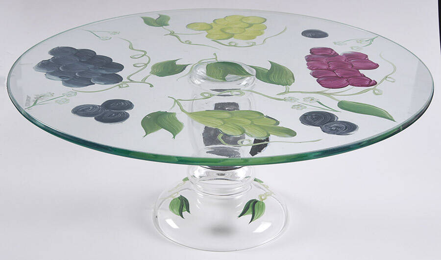 Vintage 11" Diameter Pedestal Cake Stand by Home Essentials-1
