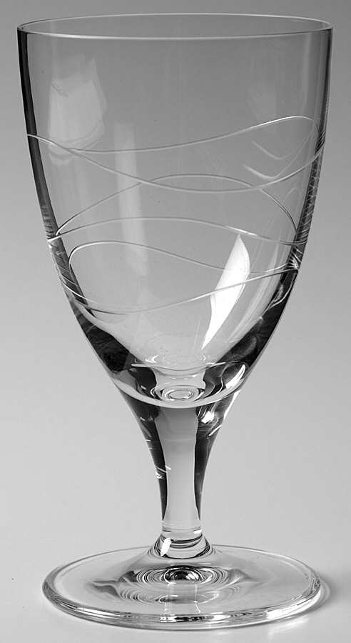 Ripple Water Goblet by Hoya-1