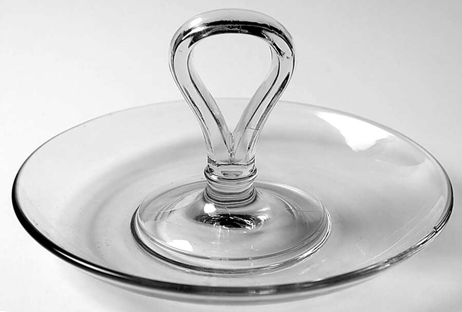 Yeoman Clear (Line 1184, No Optic) Round Ashtray by Heisey-1