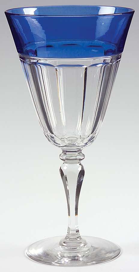HAW37 Blue Water Goblet by Hawkes-1