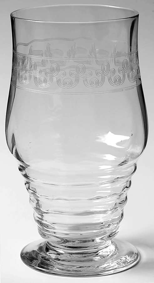 Trefoil (Stem #3480) 12 Oz Footed Tumbler by Heisey-1