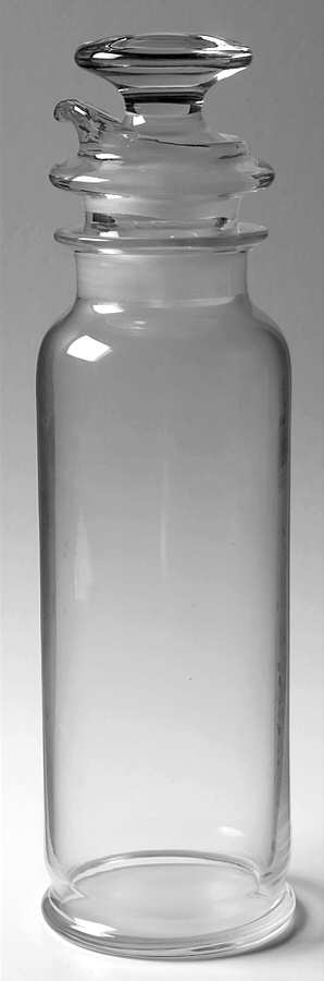Cobel Clear 32 Oz Shape 1 Martini Mixer & Plain Stopper by Heisey-1