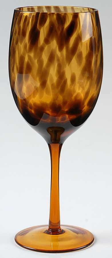 Tortoise Wine Glass by Horchow-1