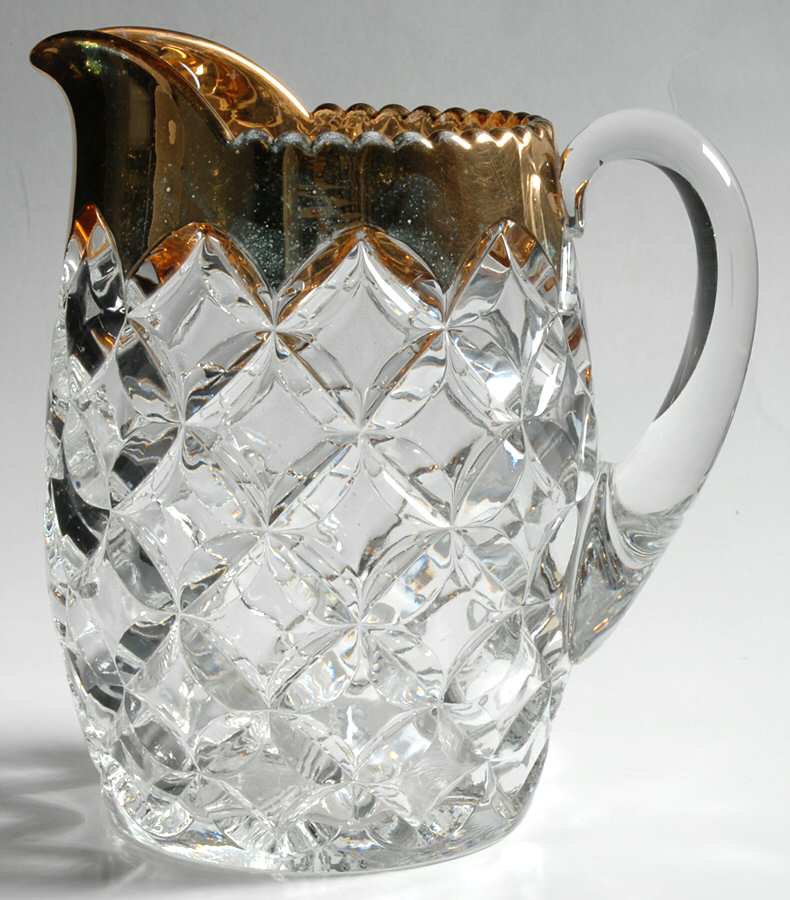 Pillows (Gold Trim) 60 Oz Pitcher by Heisey-1