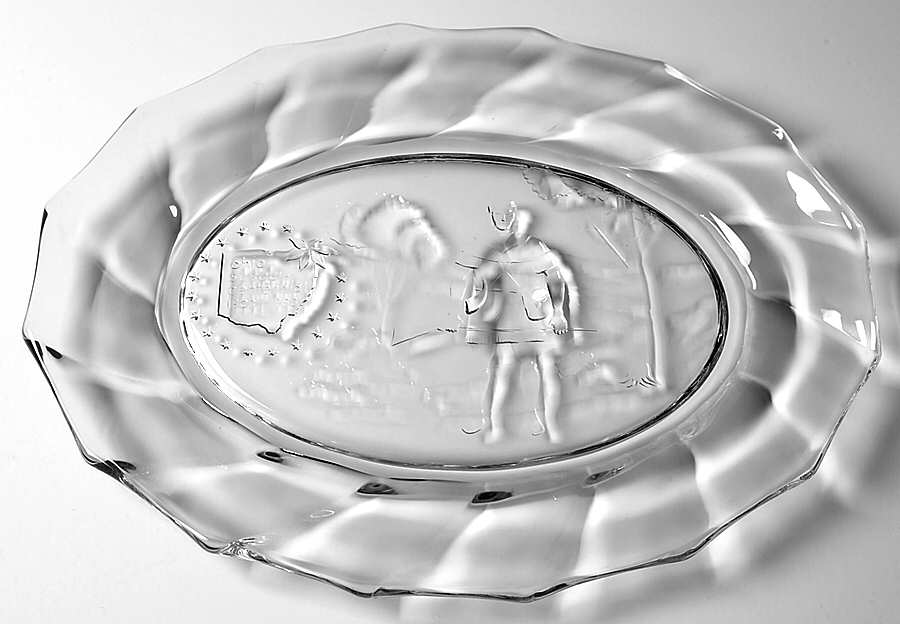 Twist Sesquicentennial 12" Oval Platter by Heisey-1