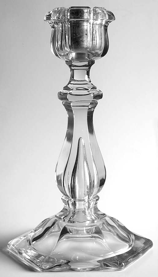 Old Williamsburg Candlelabras & Epergne 10" #300 Tall Candelabra Base w/Bubble by Heisey-1