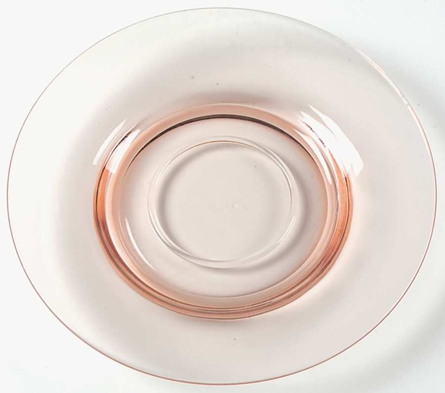 Yeoman Pink Flamingo (Line 1186) Saucer Only by Heisey-1