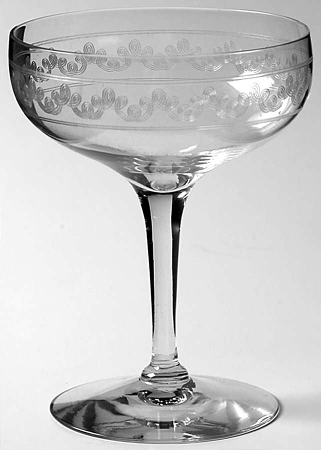 Trefoil (Stem #3304) Champagne/Tall Sherbet by Heisey-1