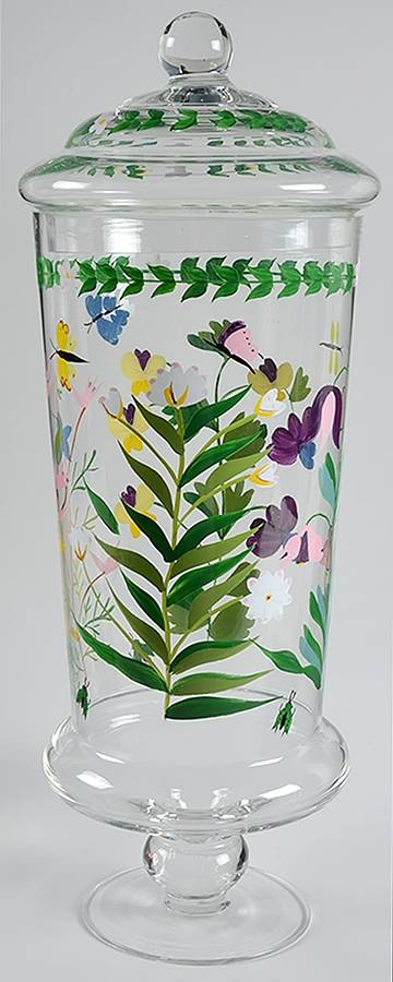Botanical Large Urn & Lid by Home Essentials-1