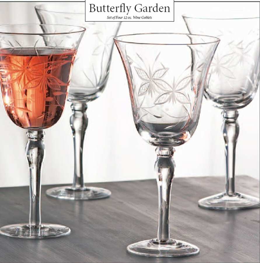 Primavera Water/Wine Goblet by Godinger-1