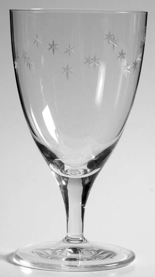 Star Low Water Goblet by Hoya-1