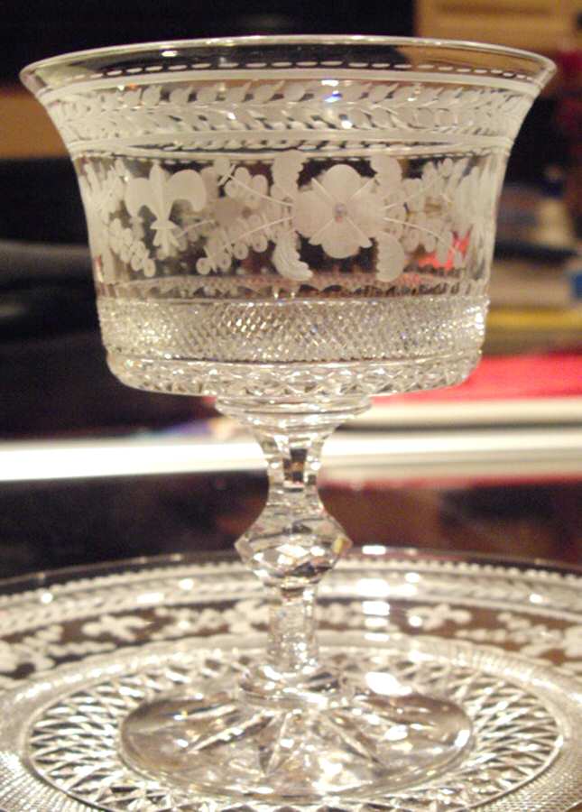 Louis XIV Champagne/Tall Sherbet by Hawkes-1