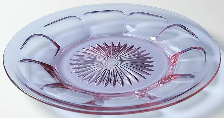 Colonial Star Alexandrite Luncheon Plate by Heisey-1