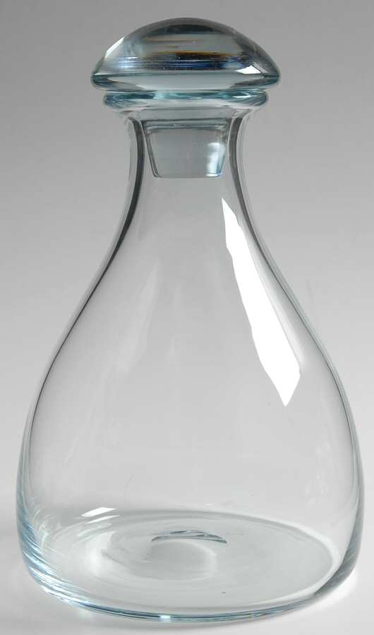 Danish Inn Ice Blue Decanter & Stopper by Holmegaard-1