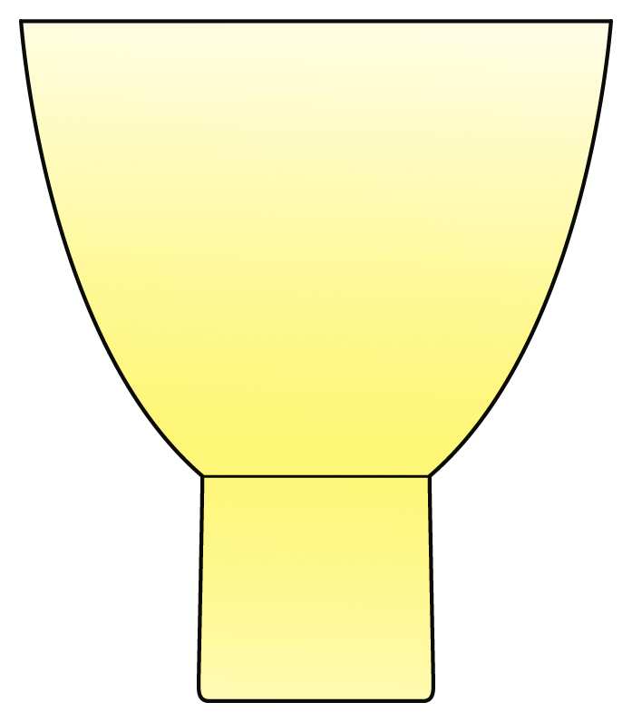 Baroness Sunny Yellow Water Goblet by Holmegaard-1