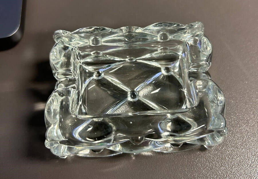 Quilt Ashtray by Heisey-1