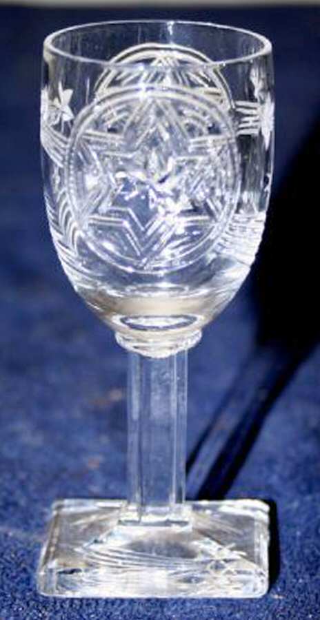 Stardust Water Goblet by Heisey-1
